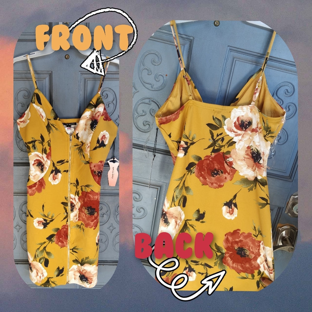 NWT🏷️Curvy front zipper dress